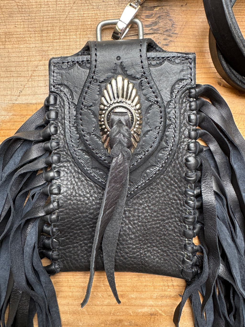 The Midnight Fringe Phone Pouch