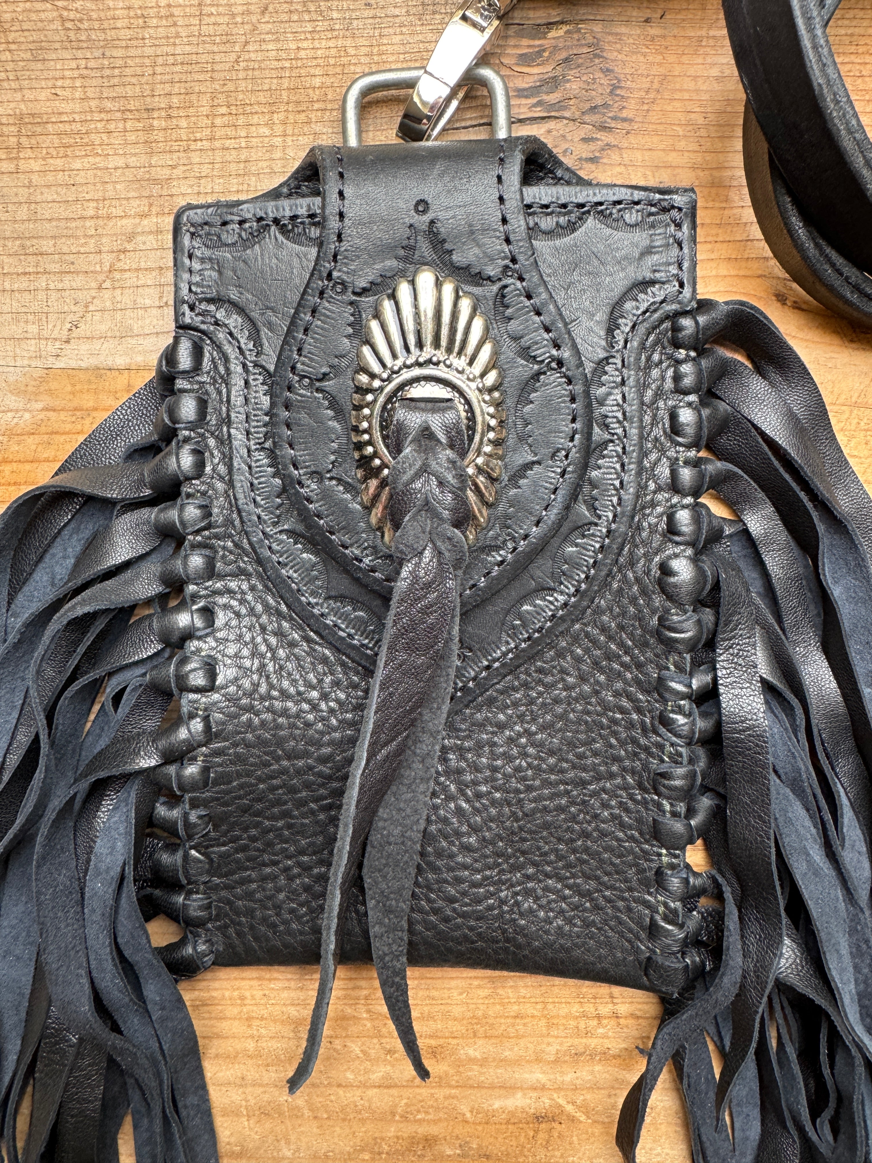 The Midnight Fringe Phone Pouch