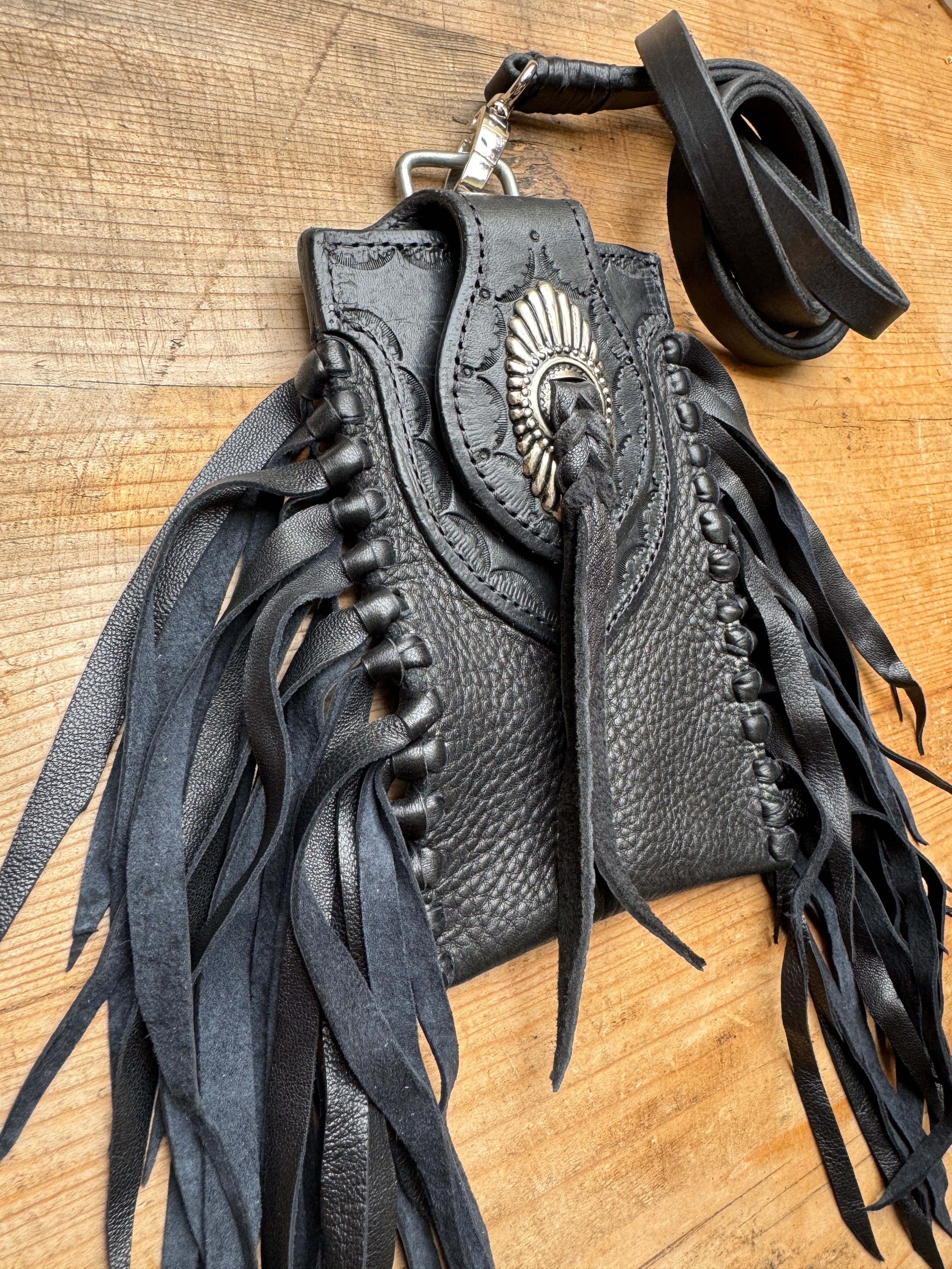 The Midnight Fringe Phone Pouch