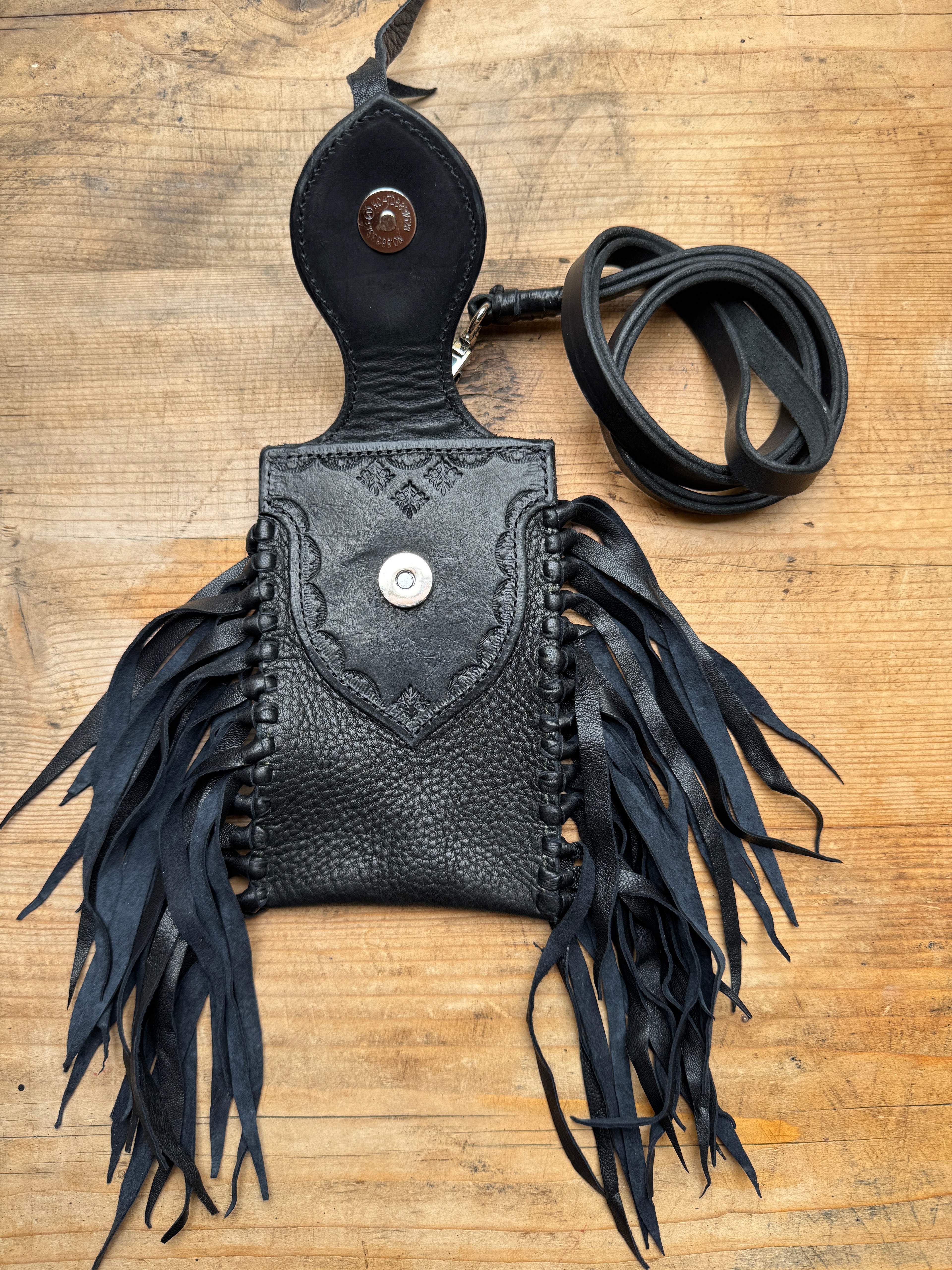 The Midnight Fringe Phone Pouch