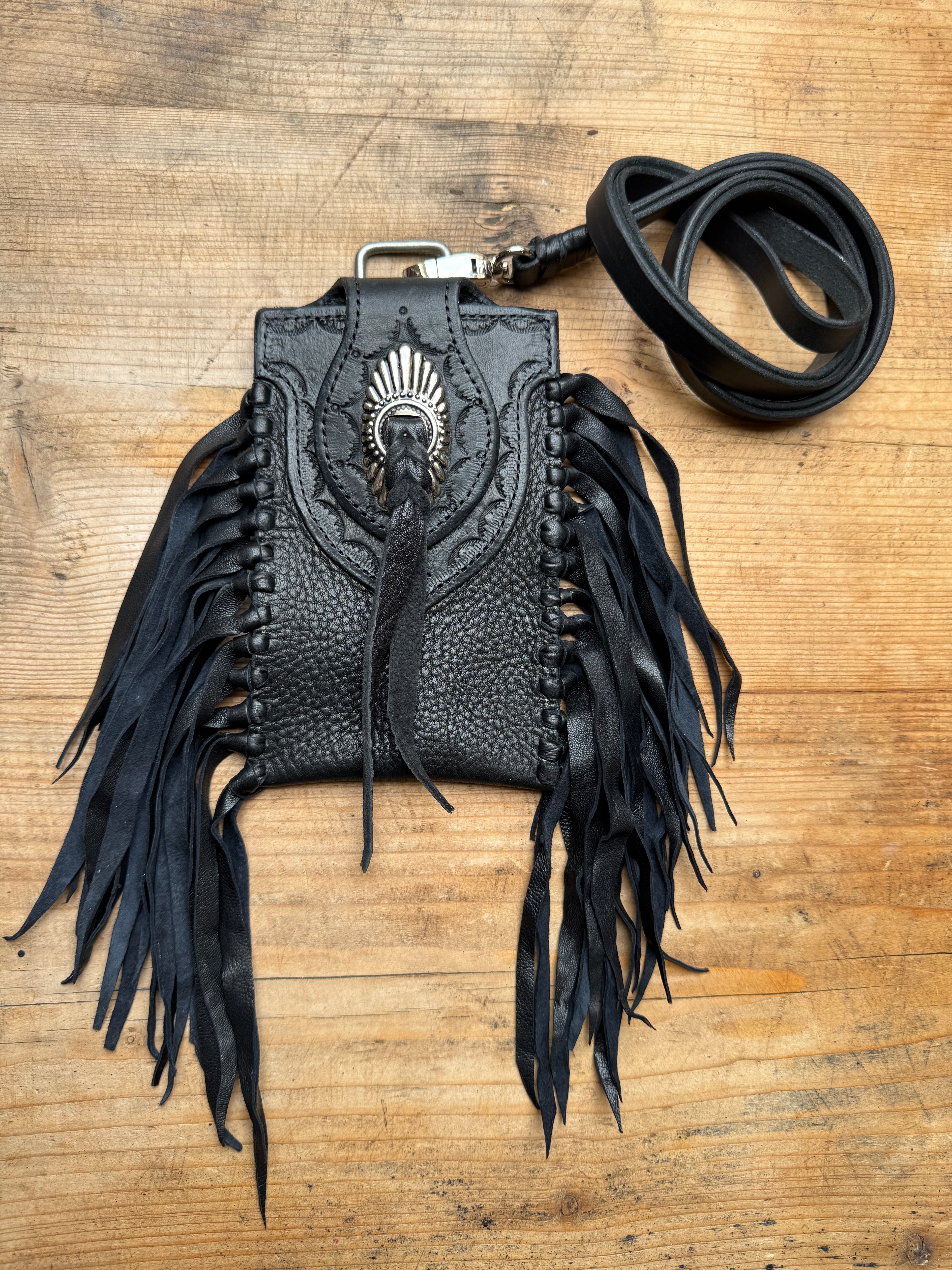 The Midnight Fringe Phone Pouch