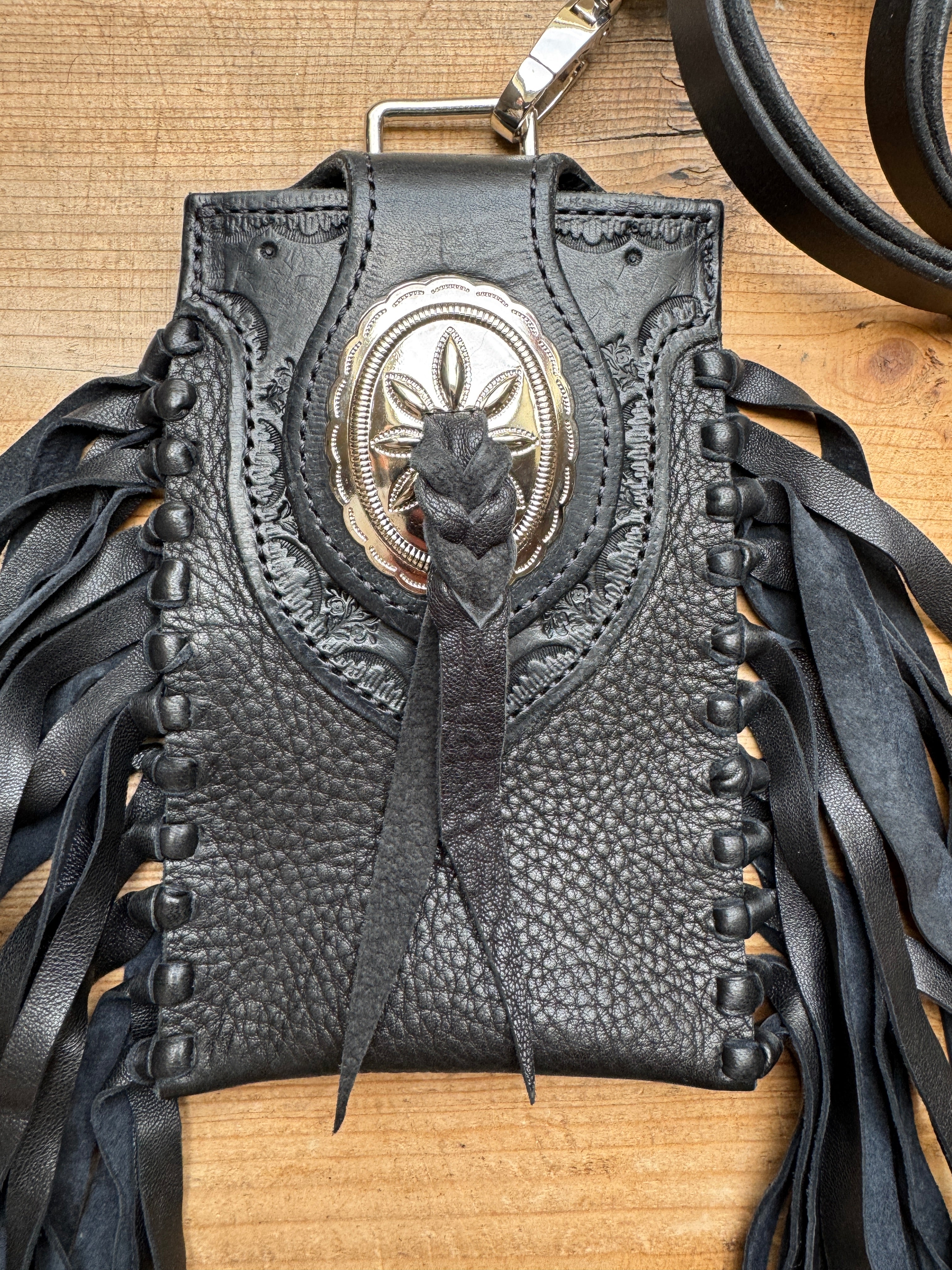 The Lonerider Fringe Phone Pouch
