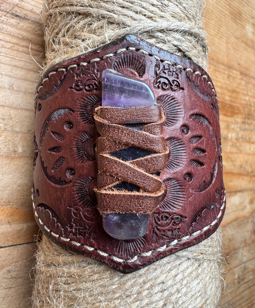 Prairie- Crystal Cuff