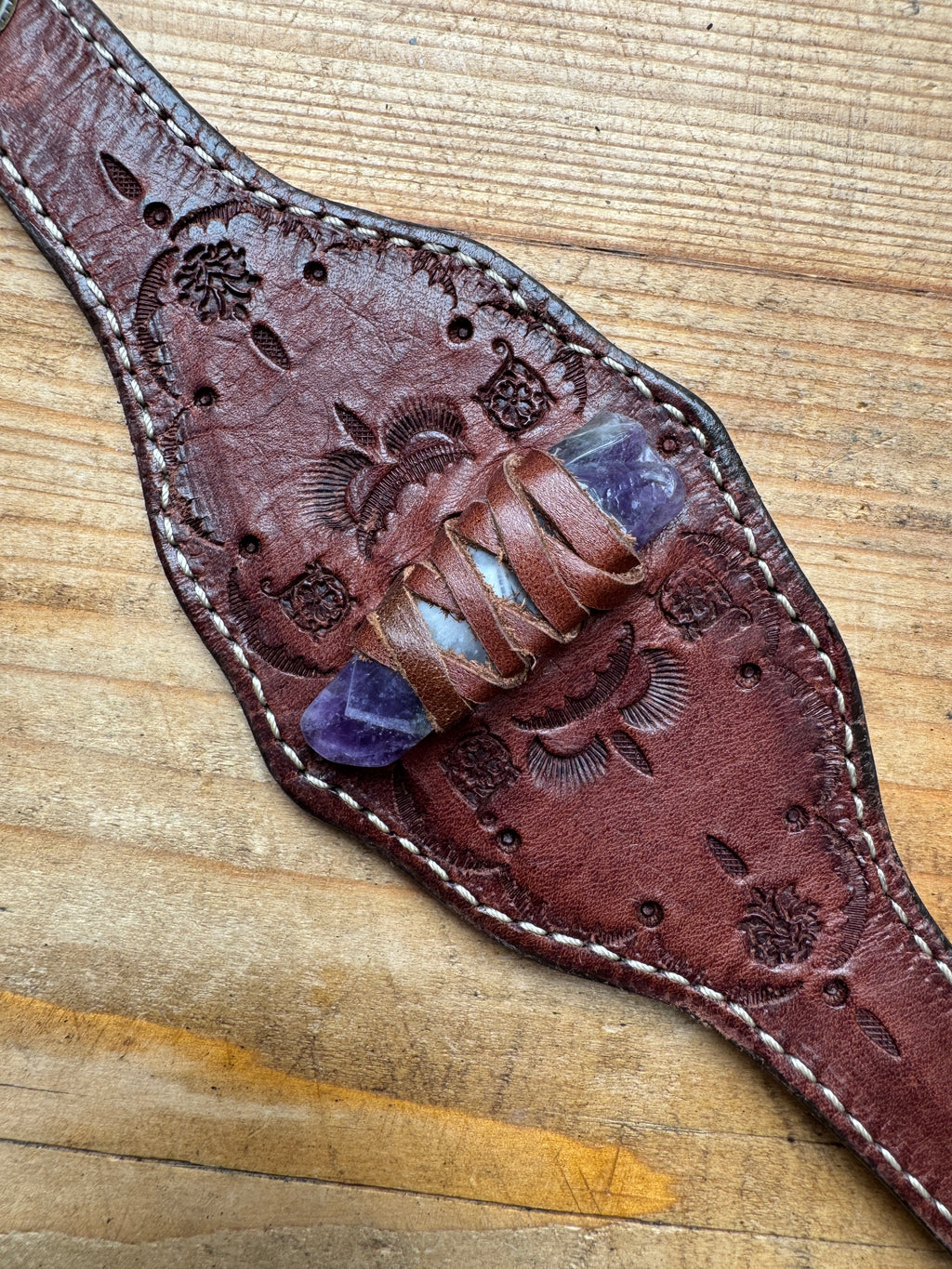 Ember- Crystal Cuff