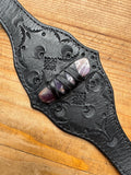 Charcoal- Crystal Cuff